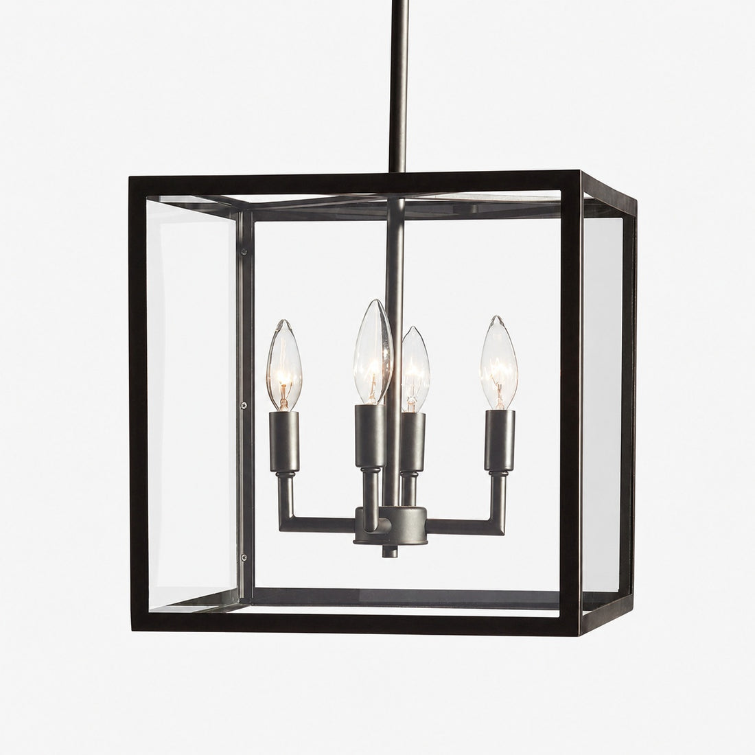 Ferrix Modern Outdoor Lantern Iron Pendant Lamp - Industial Glass Lighting Design