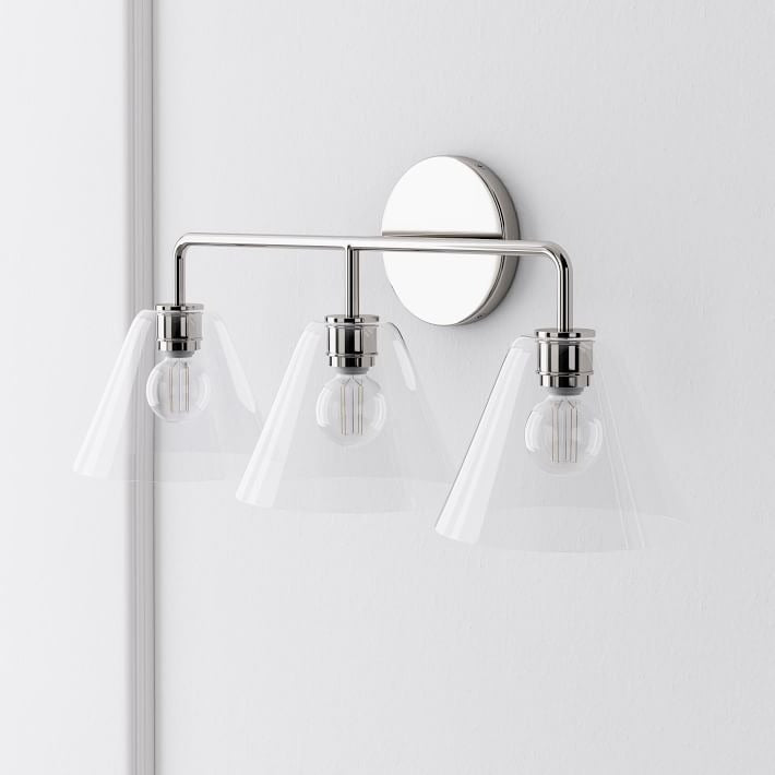 Conica Cone Wall Sconce - 1, 2, 3-Light Modern Glass Lighting