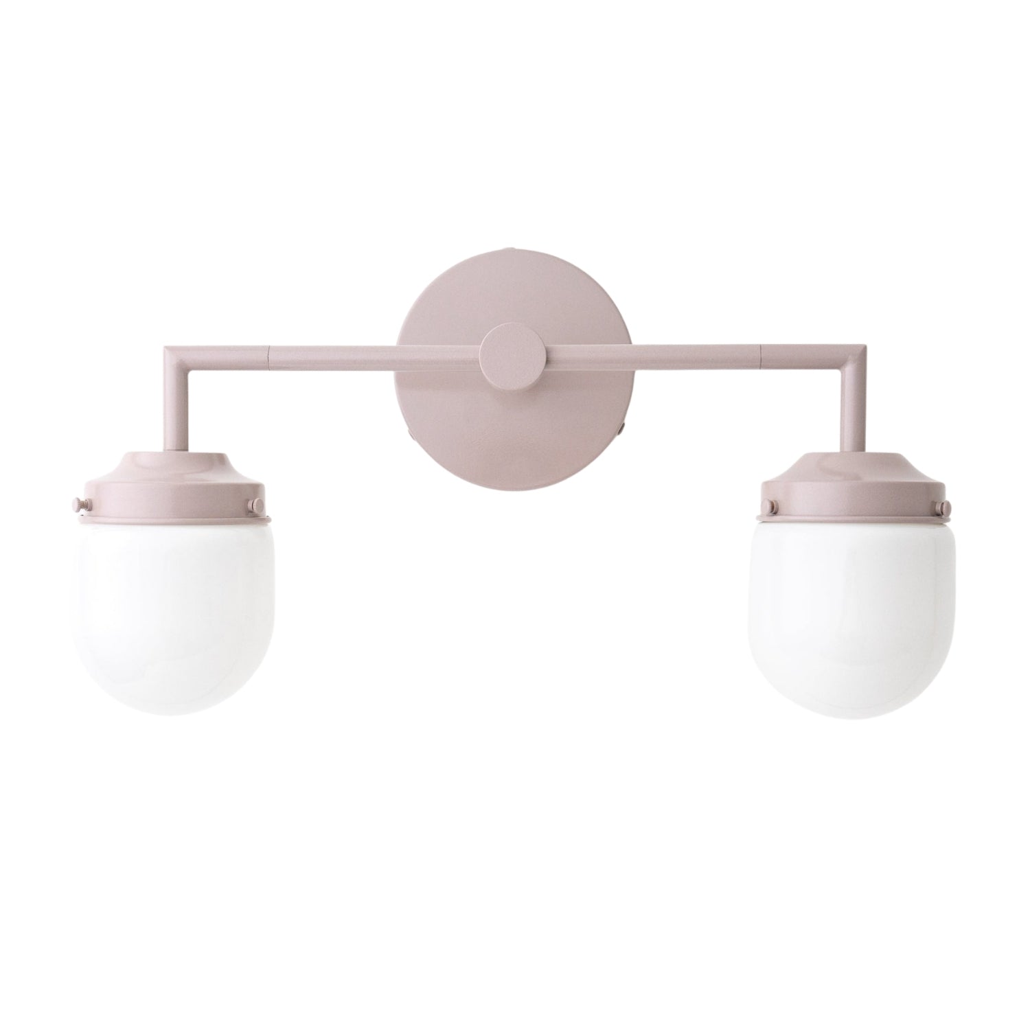 Opalume Glass Double Vanity Light - Vintage Style Bathroom Double Wall Lighting