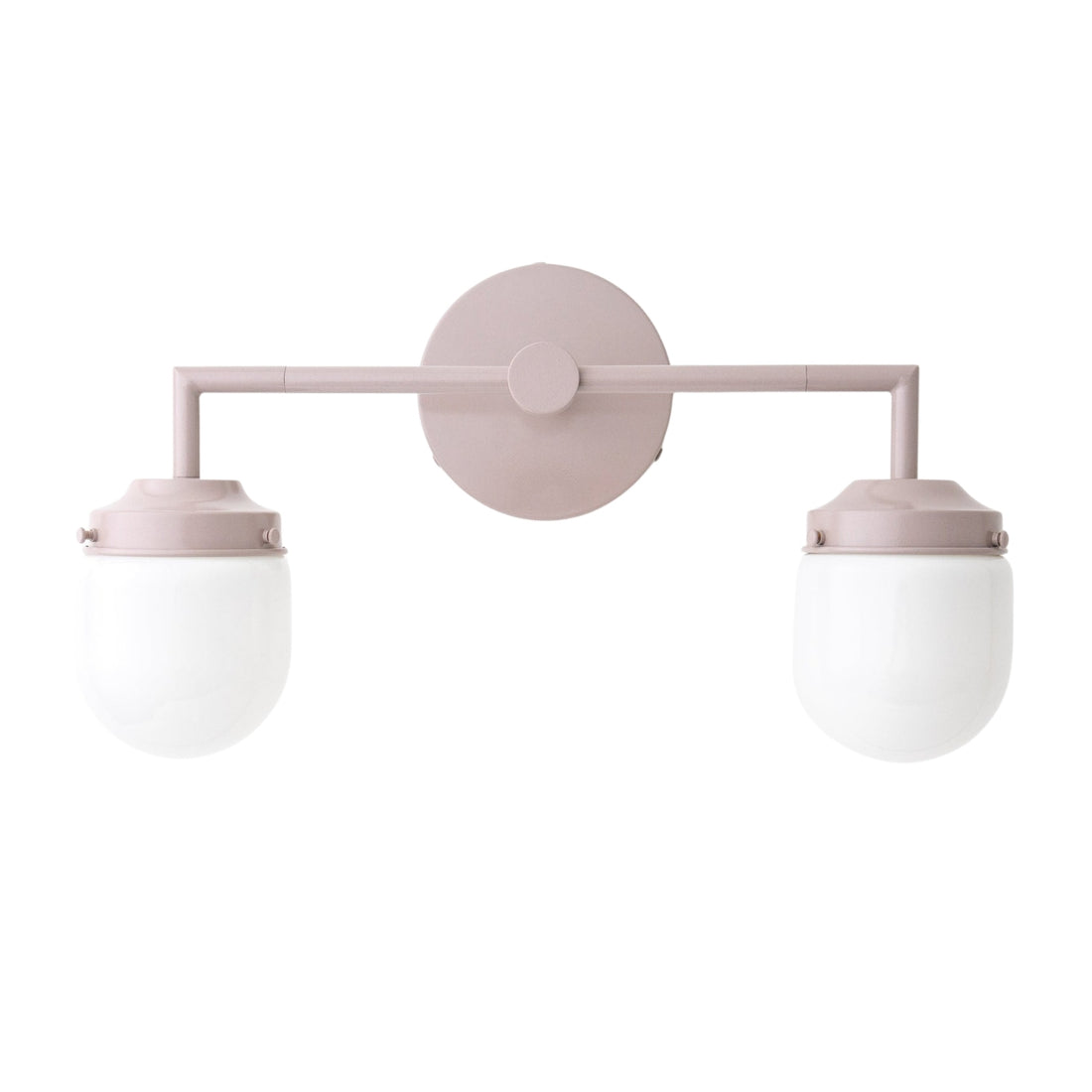 Opalume Glass Double Vanity Light - Vintage Style Bathroom Double Wall Lighting