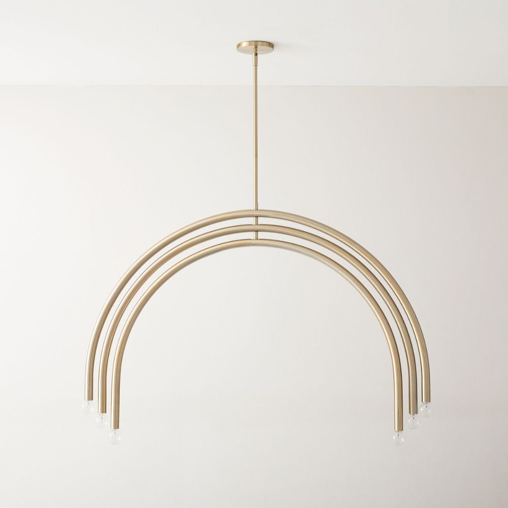 Borvia Arc Chandelier - Simple Modern Rotatable Lamp Arm