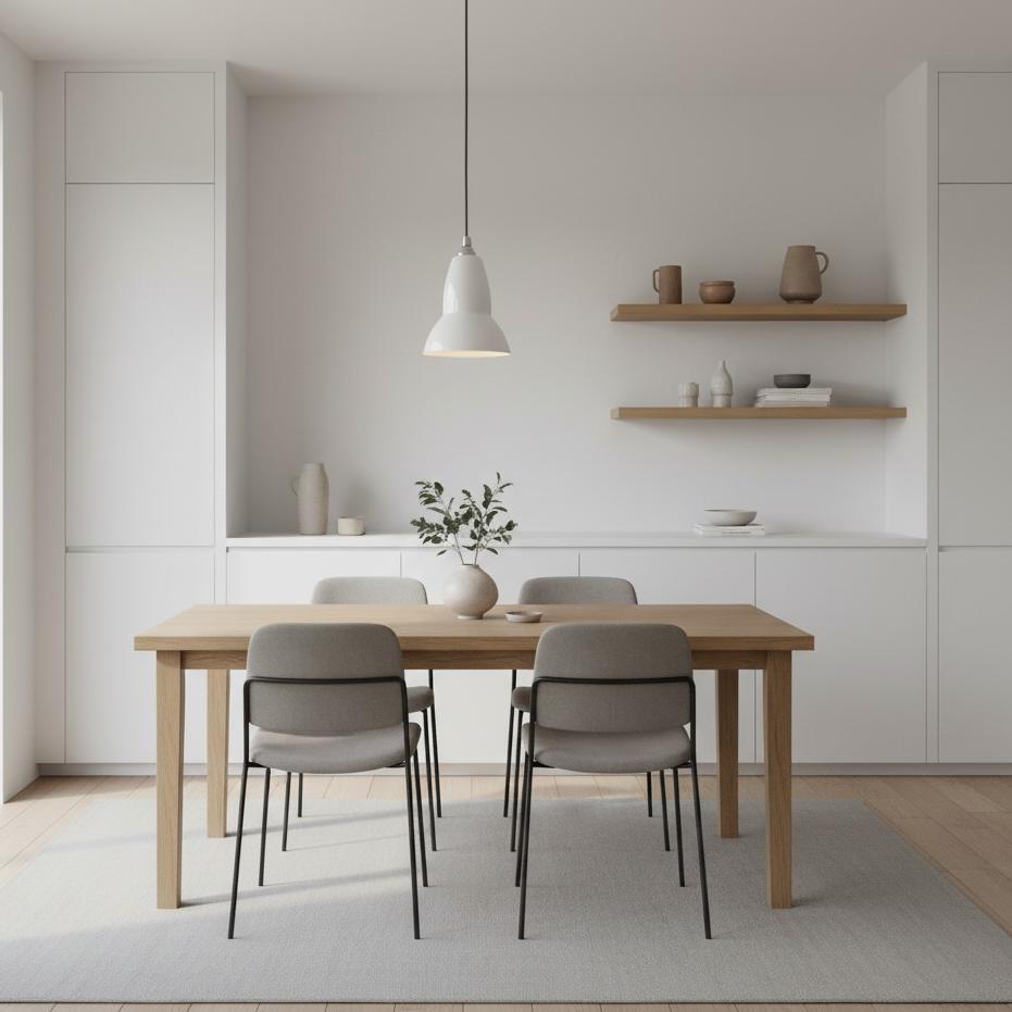 Original 1227 Minimalist Classic Pendant Light with Metal Shade for Dining Area