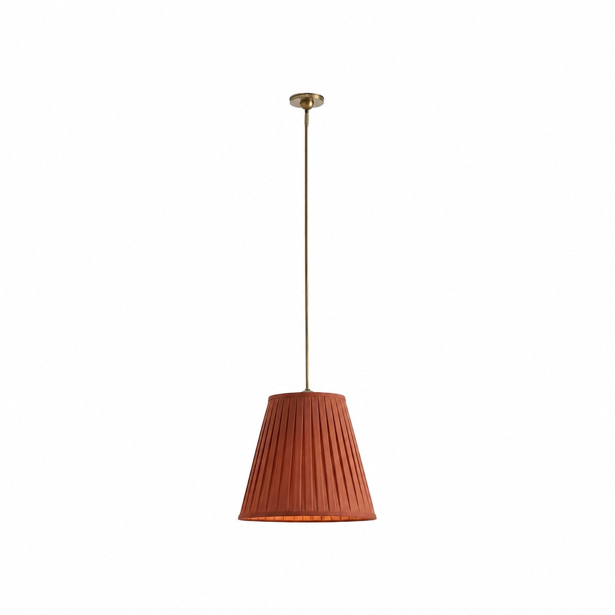 Luvora Modern Fabric Pleated Shade Pendant Lamp - Contemporary Elegant Decor Hanging Light