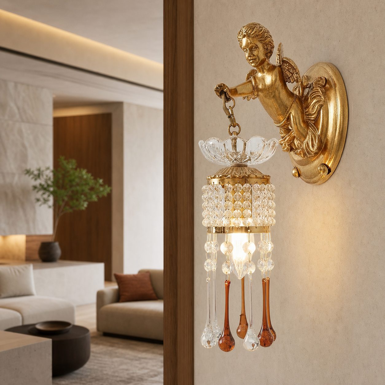Sabrina Angelic Wall Lamp
