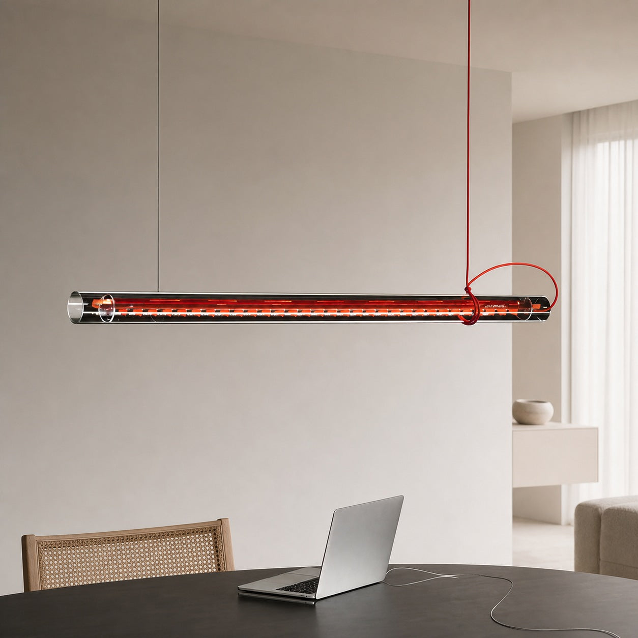 Tubular Linear LED Pendant Lamp
