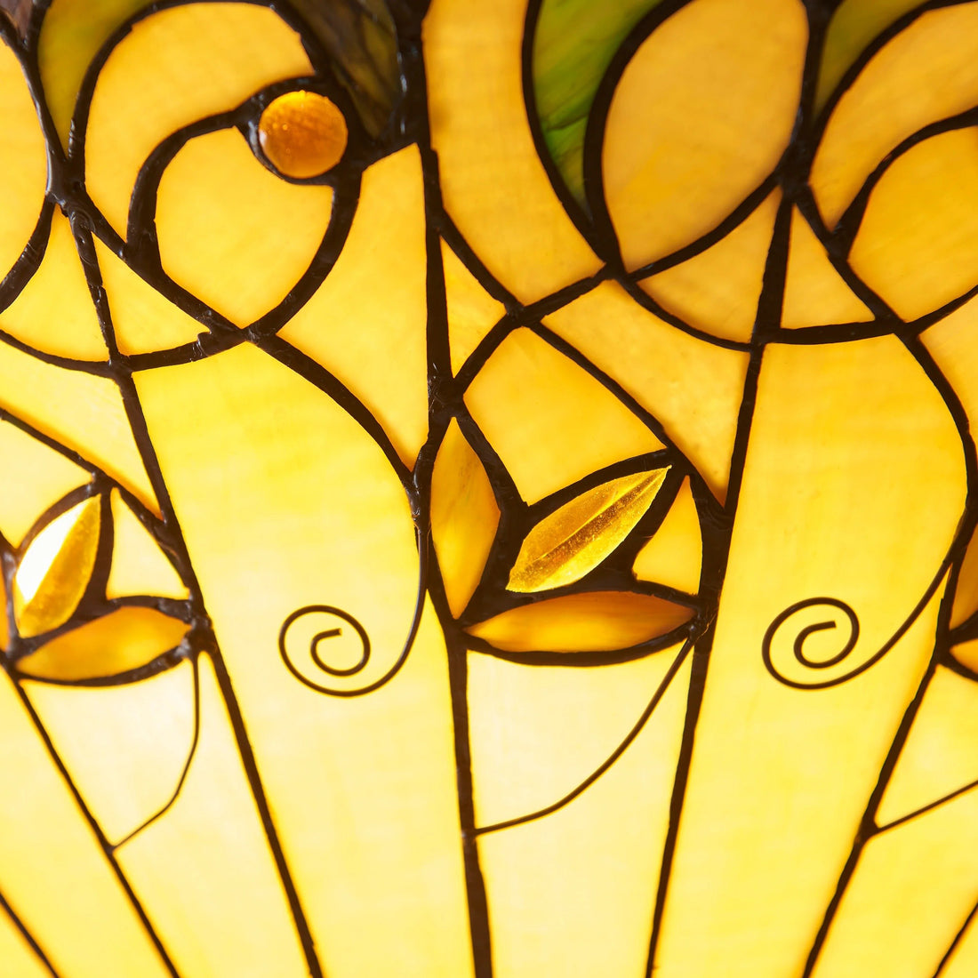 TF Jamelia Light - Decorative Art Glass - Flush Mount Timeless Style for Hallway