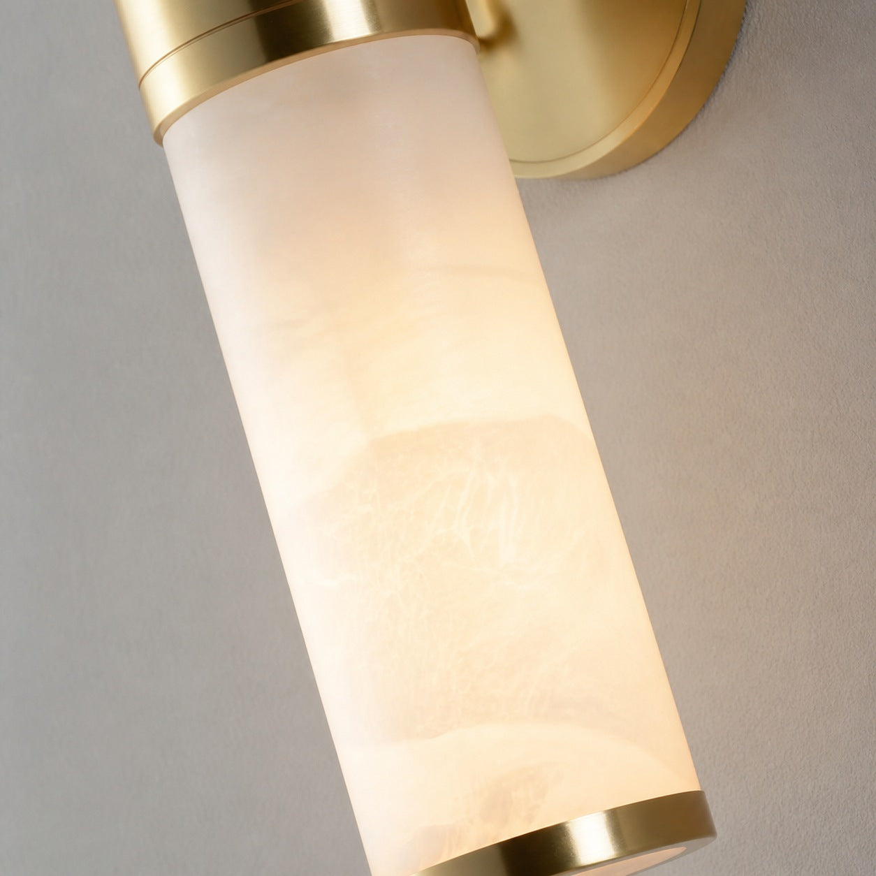 Nexorae Modern Alabaster Wall Lamp Sculptural Vertical Design For Living Room Bedroom Hallway