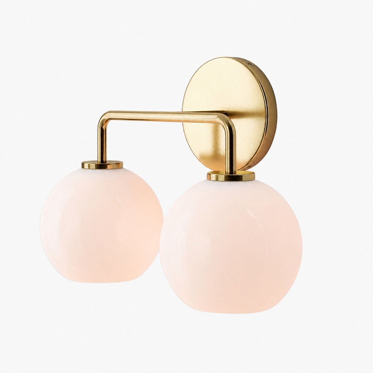 Selvion Artistic Globe Sconce Light - Handcrafted Glass Sculptural Wall Fixture