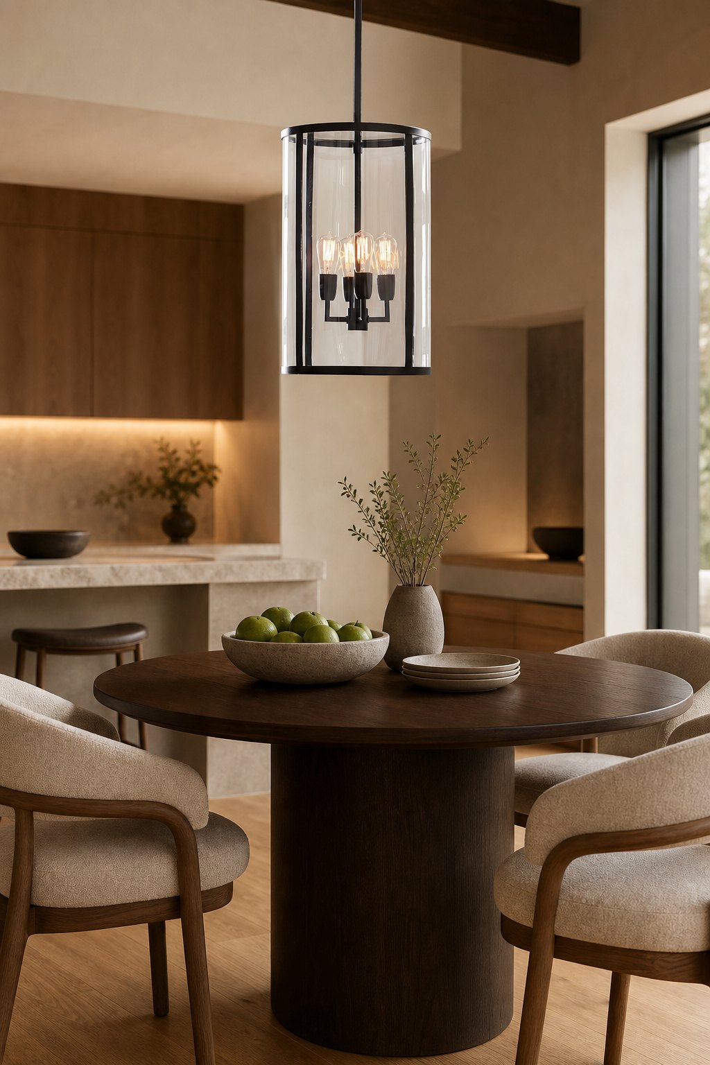 Ferrix Modern Outdoor Lantern Iron Pendant Lamp - Industial Glass Lighting Design