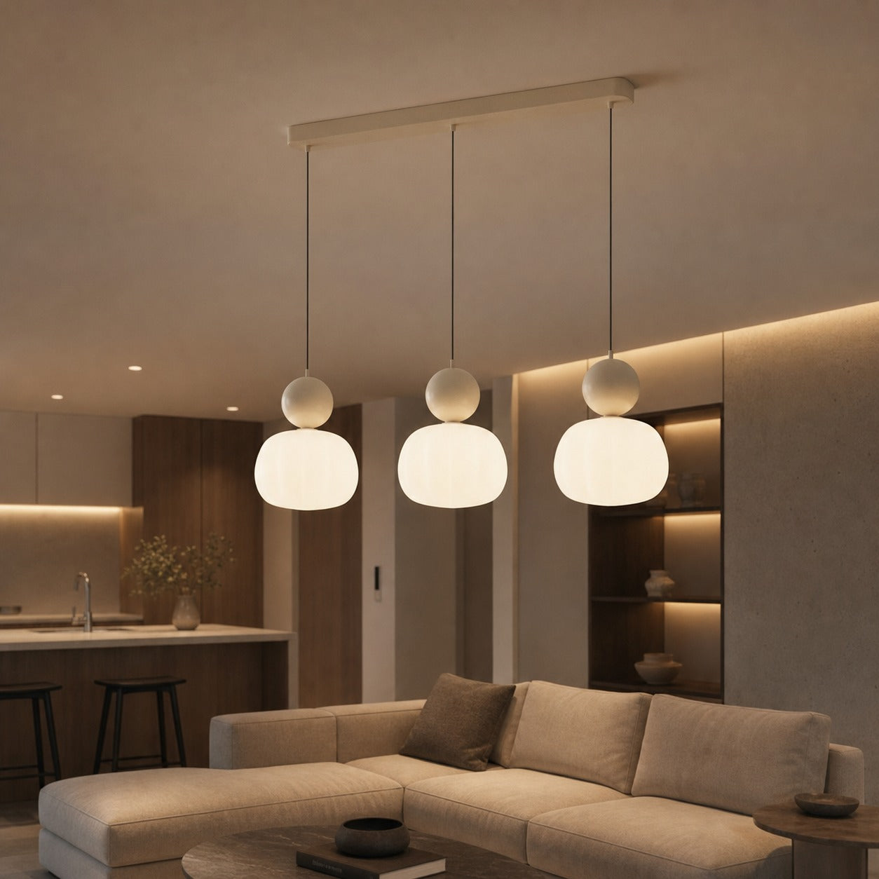 Ornavigo Modern Art Deco Pendant Light – Bauhaus Inspired Lighting for Kitchen Island