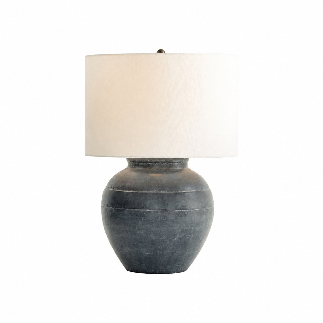 Ceruna Table Lamp with Textured Ceramic Base and Soft Glow for Bedroom Nightstand