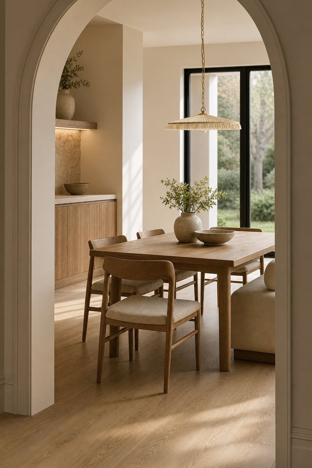 Elumina Silk Pleated Pendant Light - Classic Hanging Ceiling Fixture