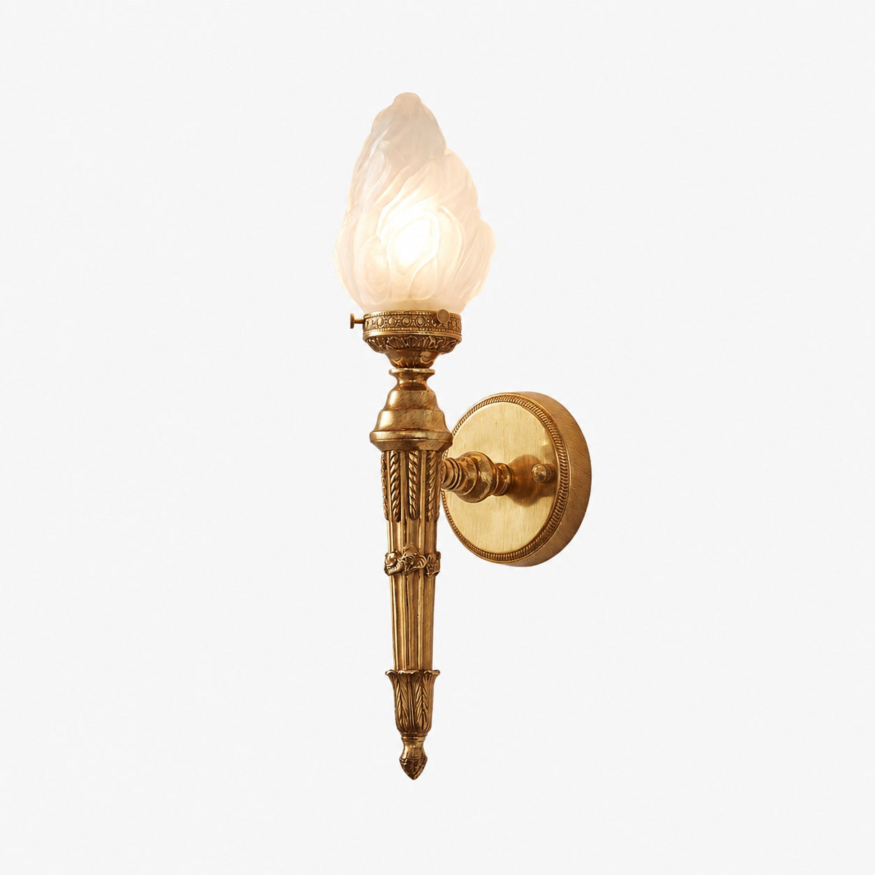 Modern Alabaster Wall Lamp – French Elegant Sconce for Bedroom Living Room Hallway