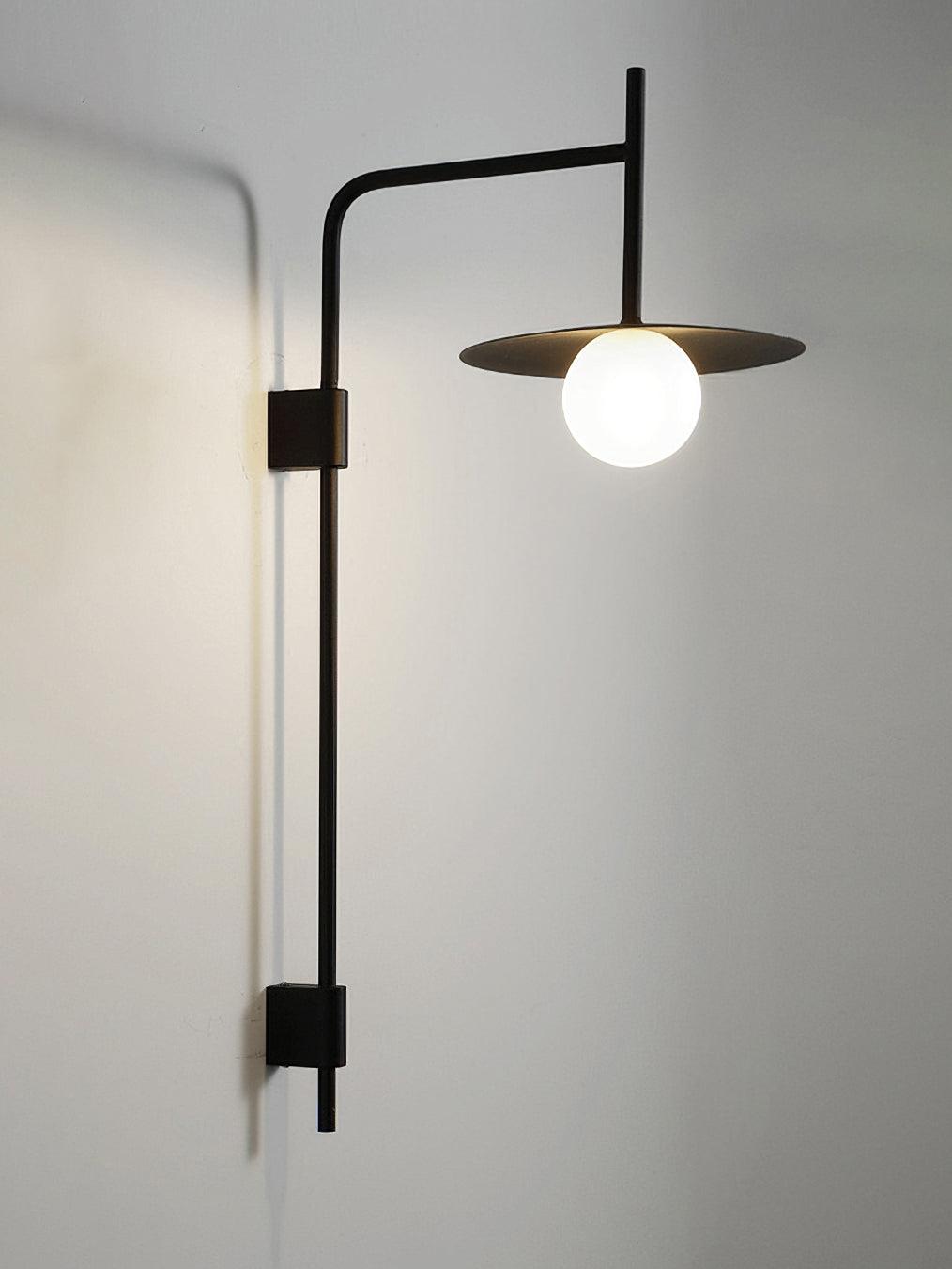 Gea Metal Swing Arm Wall Lamp - Scandinavian Minimalist Nordic Sconce