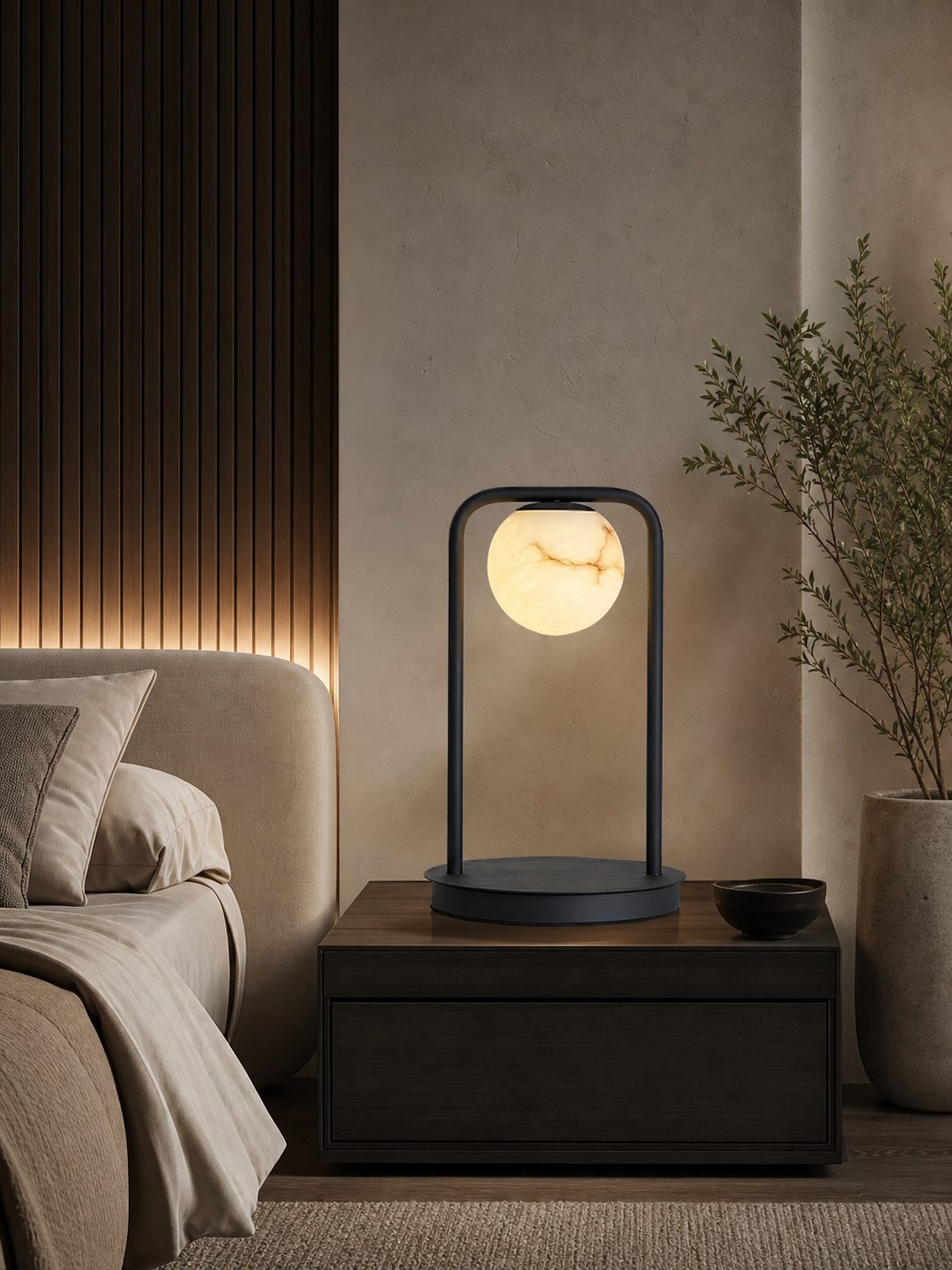 Tribeca Alabaster Table Lamp