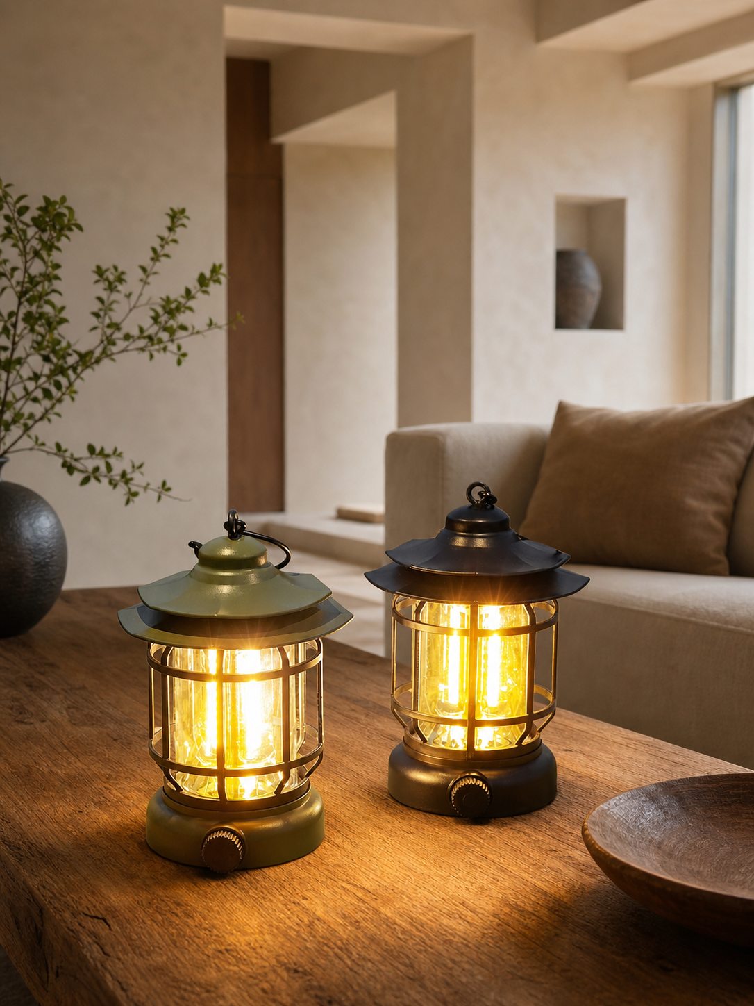 Lantern Outdoor Camping Table Lamp (built-in battery)