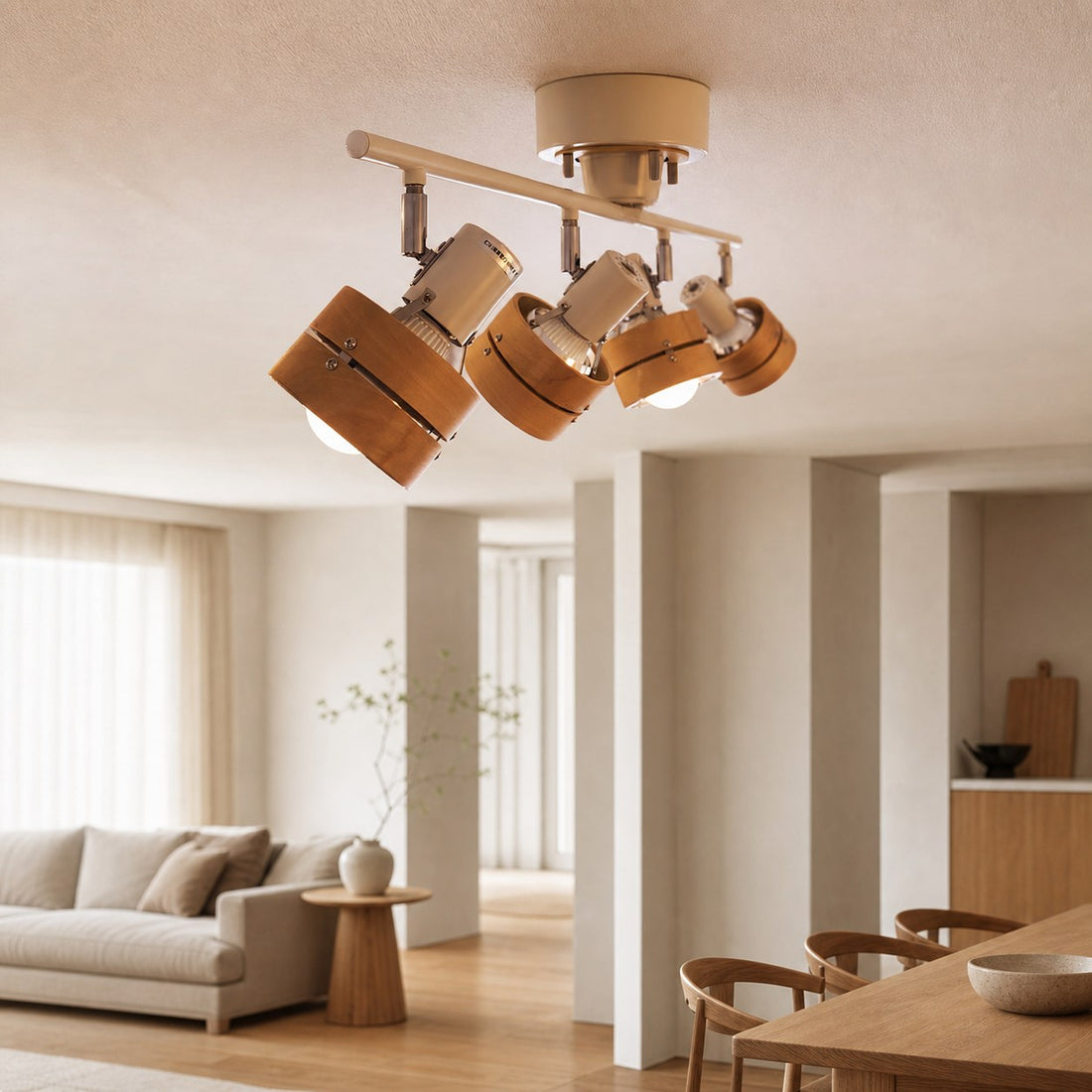 Nordic Cylindrical 4-Light Spotlight