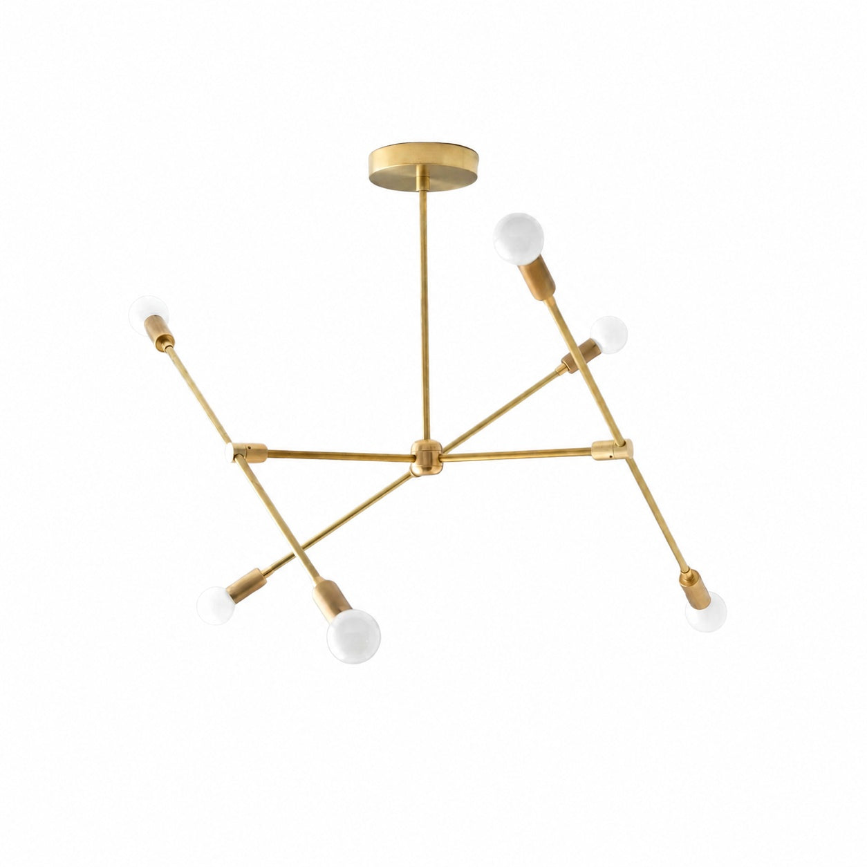 Mobilux Line Modern Mobile Chandelier - Minimalist Ceiling Light for Dining Room