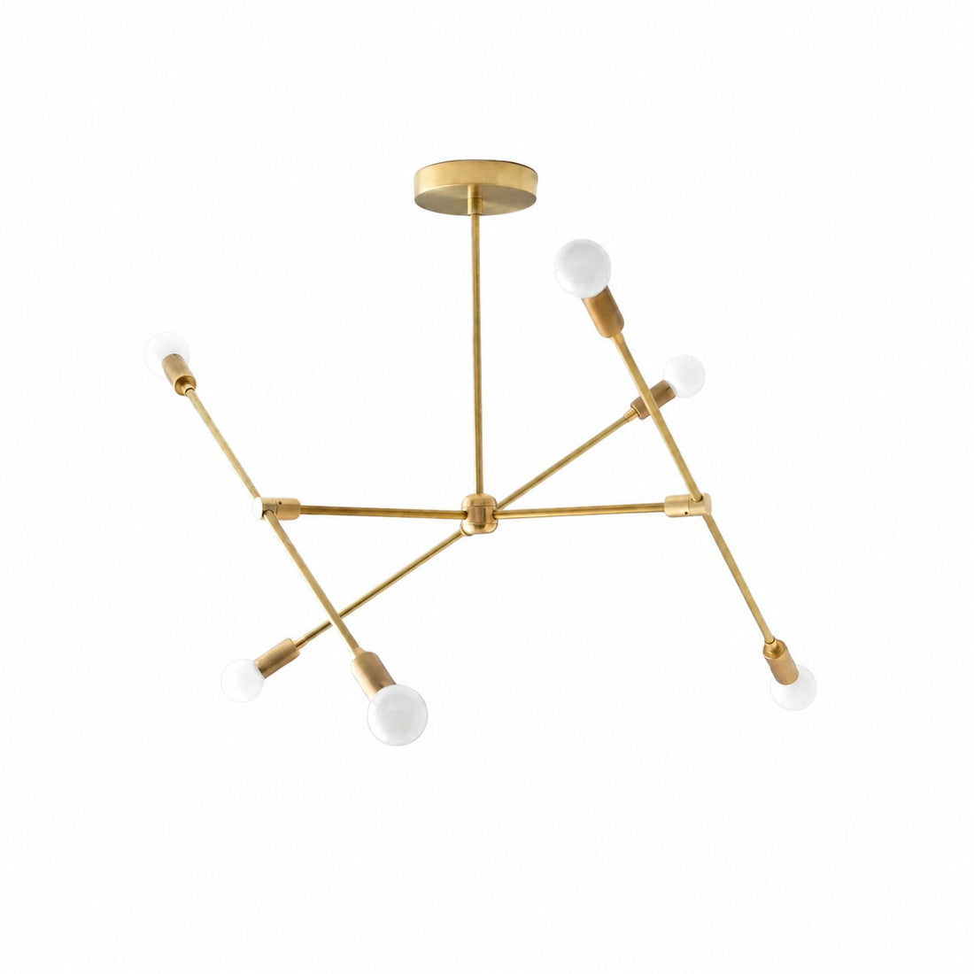 Mobilux Line Modern Mobile Chandelier - Minimalist Ceiling Light for Dining Room