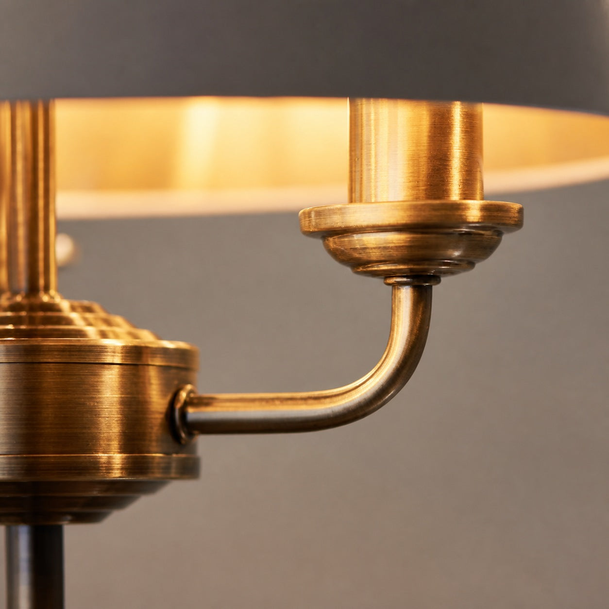 Tela 1‑Light and 3‑Light Table Lamp – Modern Linen & Metal for Bedside or Living Room