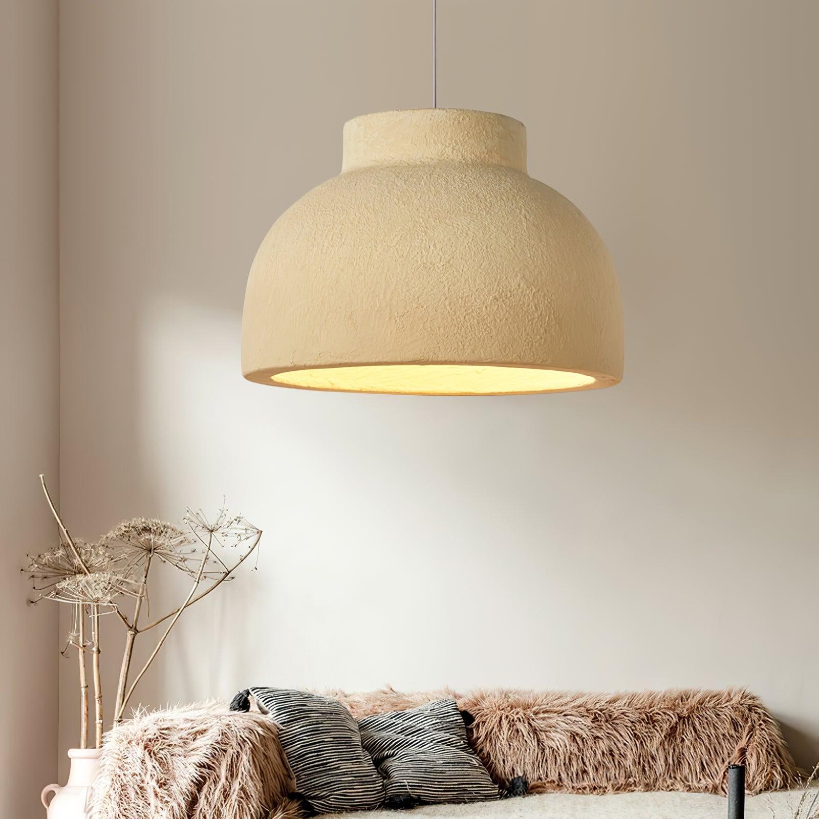Matte Texture Wabi Sabi Pendant Light