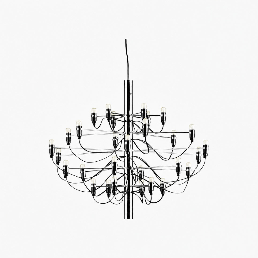 Tendrila Contemporary Multi-Light Chandelier - Industrial-Inspired Design Metal Suspension for Lounges N01