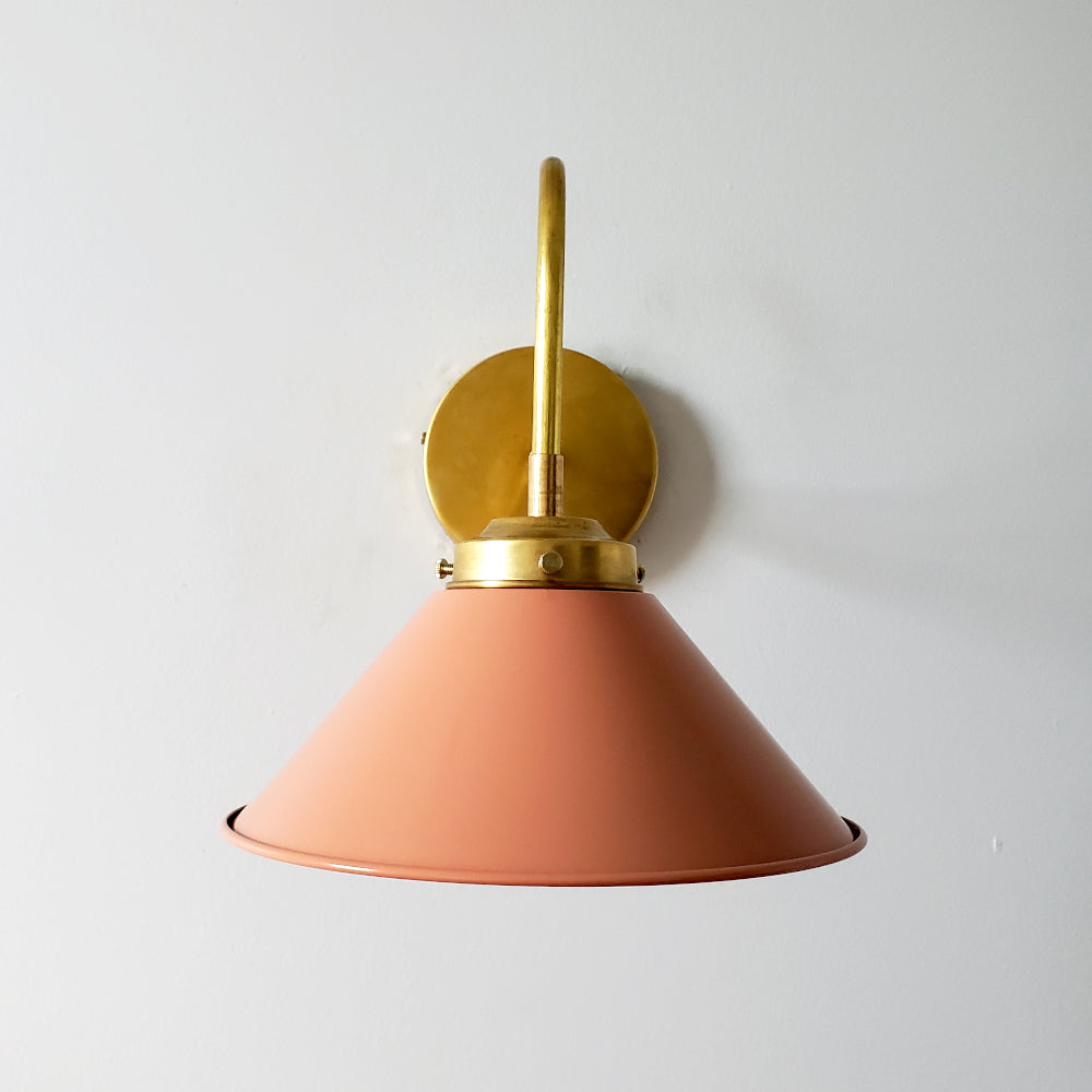 Curved Arm Wall Sconce - Accent Lighting For Bedroom & Hallway