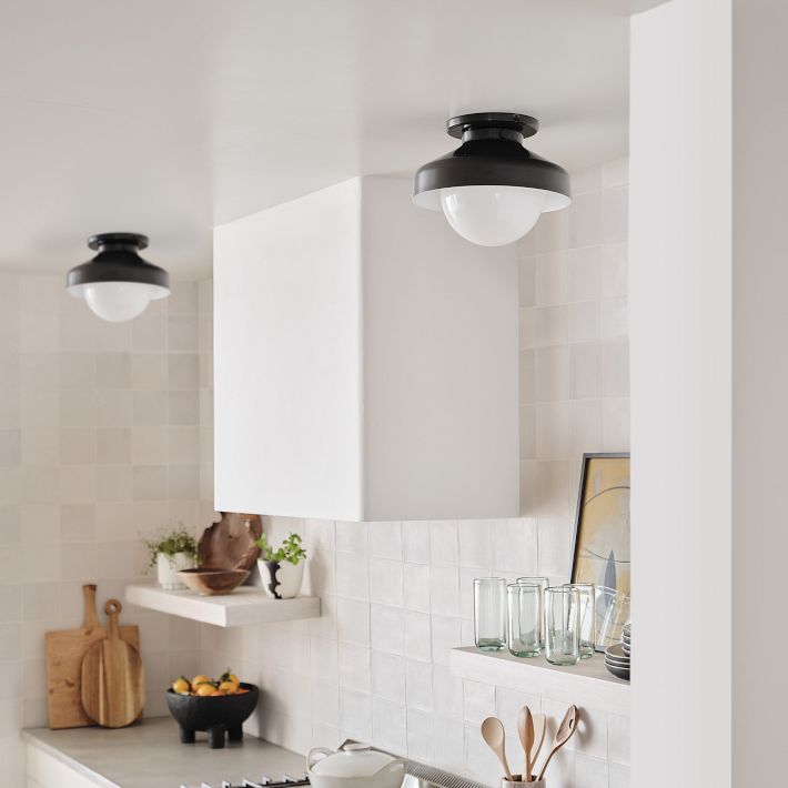 Hanton Modern Flush Mount Ceiling Light - Metal Minimalist Fixture for Home