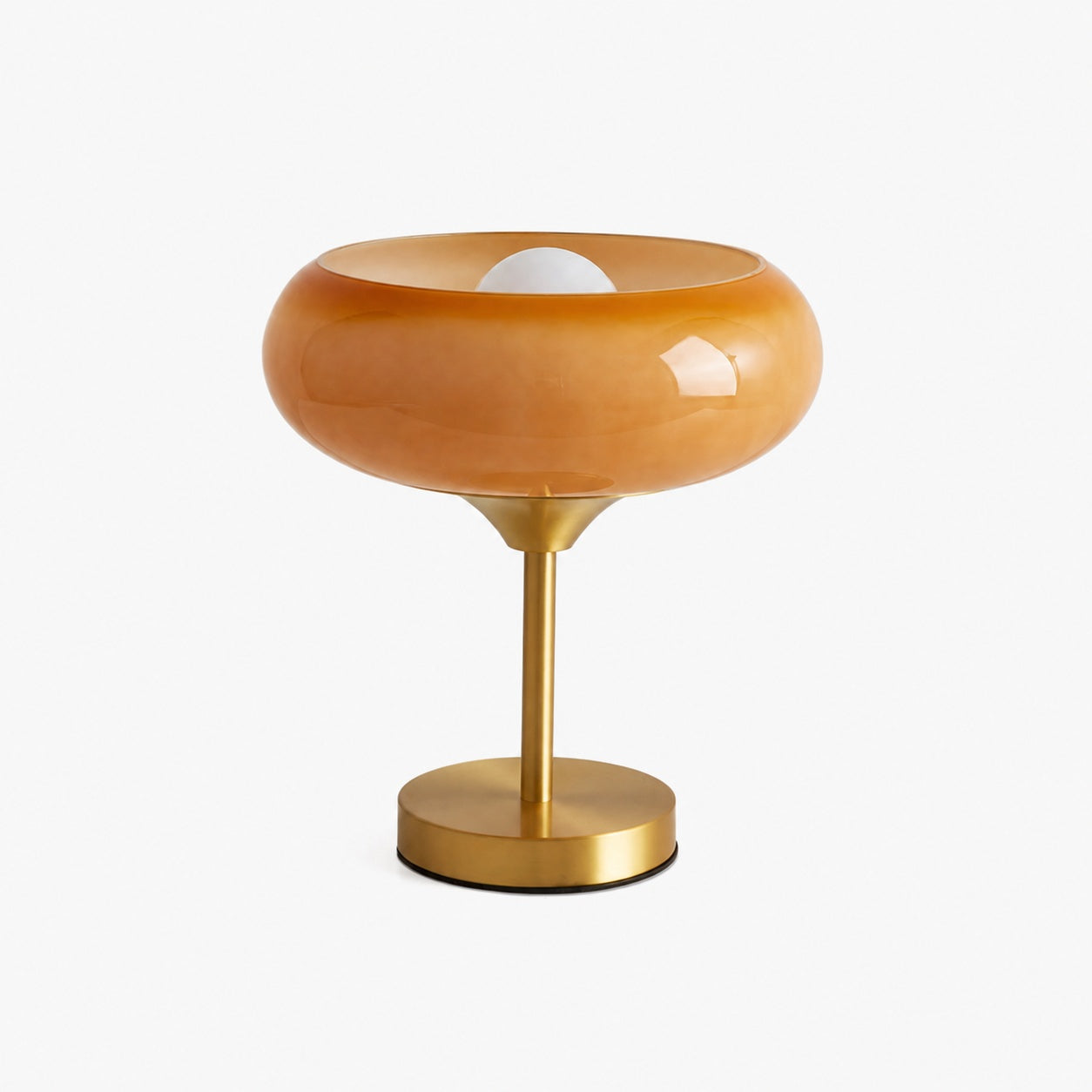 Egg Tart Glass Table Lamp