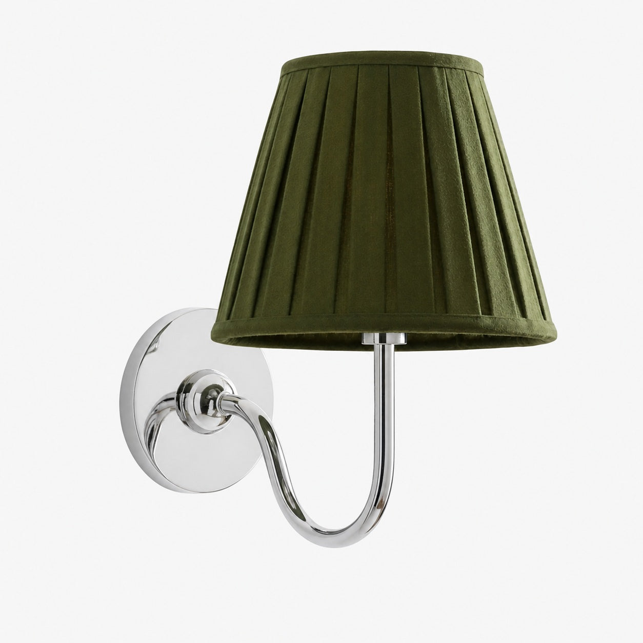 Luvora Vintage Pleated Shade Wall Lamp - Modern Brass Linen Wall Lighting