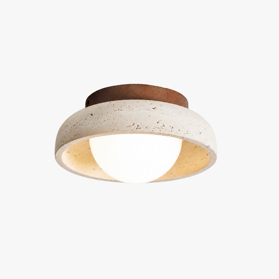 Piedra Travertine Ceiling Lamp