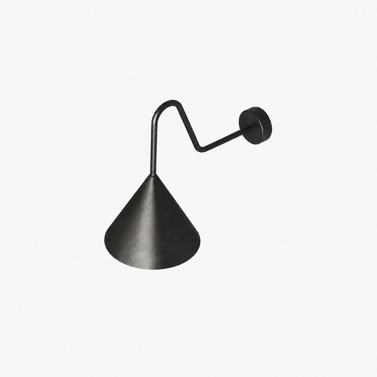 Ivoran Wall Sconce - Metal Acrylic Cone LED Wall Lamp for Living Room