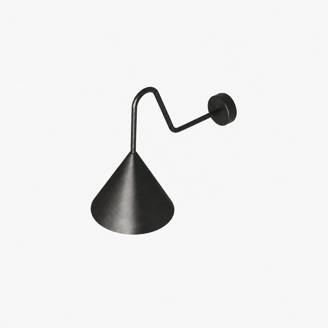 Ivoran Wall Sconce - Metal Acrylic Cone LED Wall Lamp for Living Room