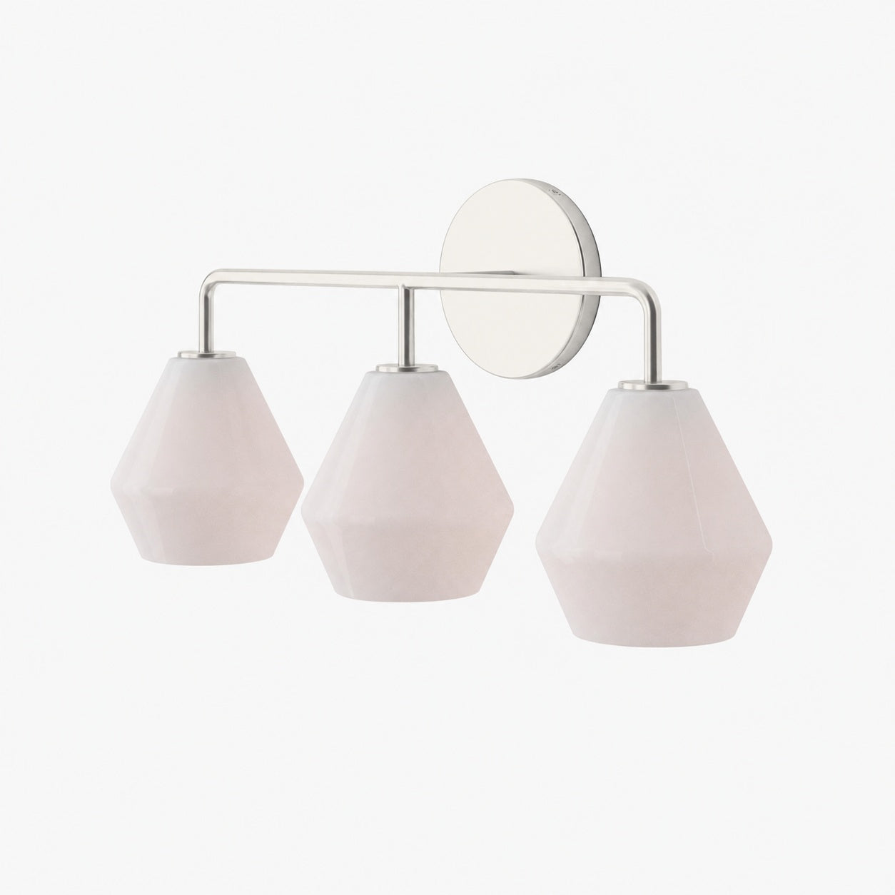 Merin Multi Head Dressing Table Wall Lamp - Metal And Glass Sculptural Lamp