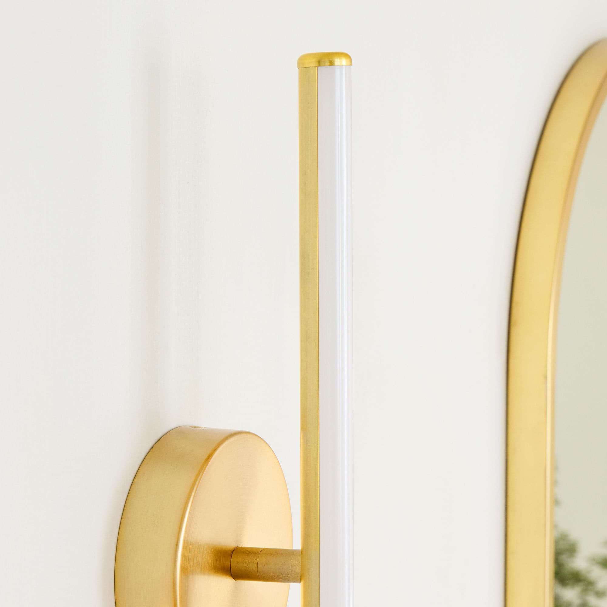 Voro Modern LED Wall Sconce - Metal Bathroom & Hallway Lighting Fixture