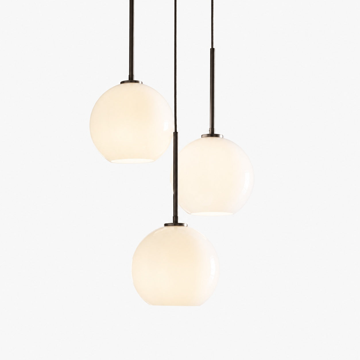 Selvion Minimalist Crystal Chandelier - Handcrafted Glass Sculptural Lighting Fixture