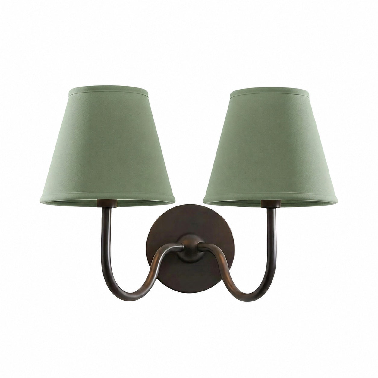 Luvora Vintage Pleated Shade Wall Lamp - Modern Brass Linen Wall Lighting