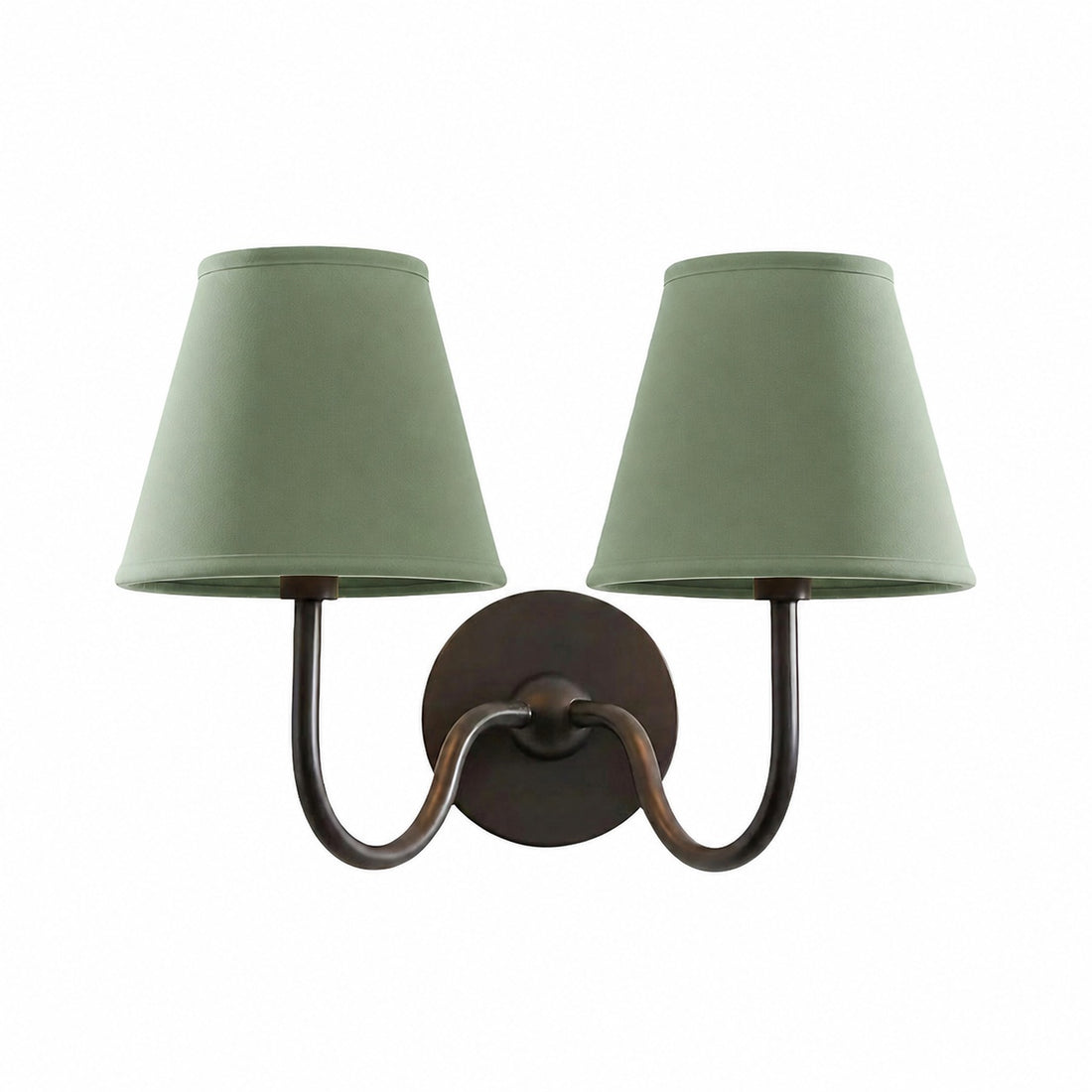 Luvora Vintage Pleated Shade Wall Lamp - Modern Brass Linen Wall Lighting