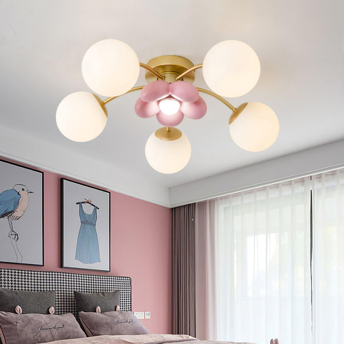 Simple Design Surround Flush Mount Lighting