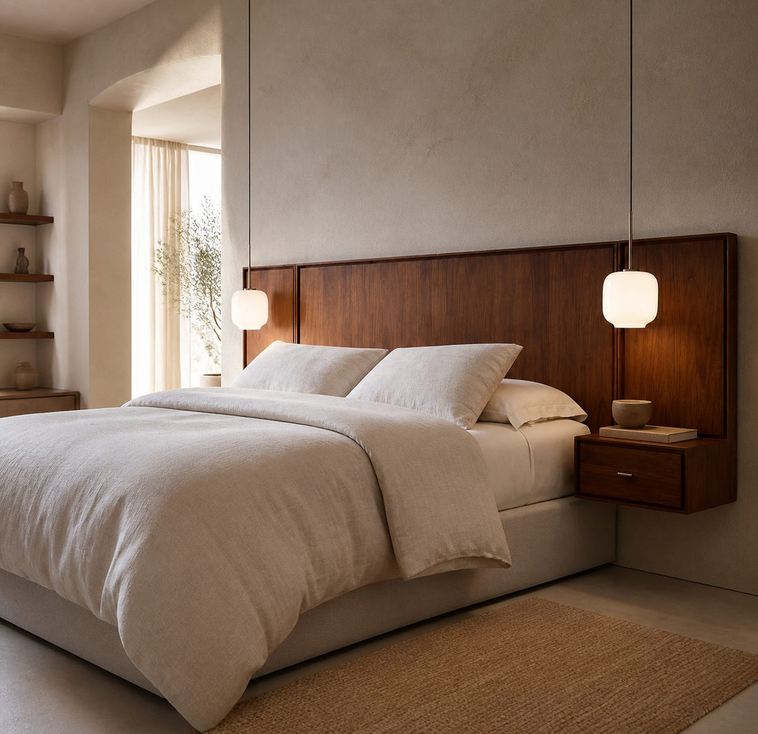 Lumivelle Pebble Pendant Light - Adjustable Glass Shade - Modern Lighting