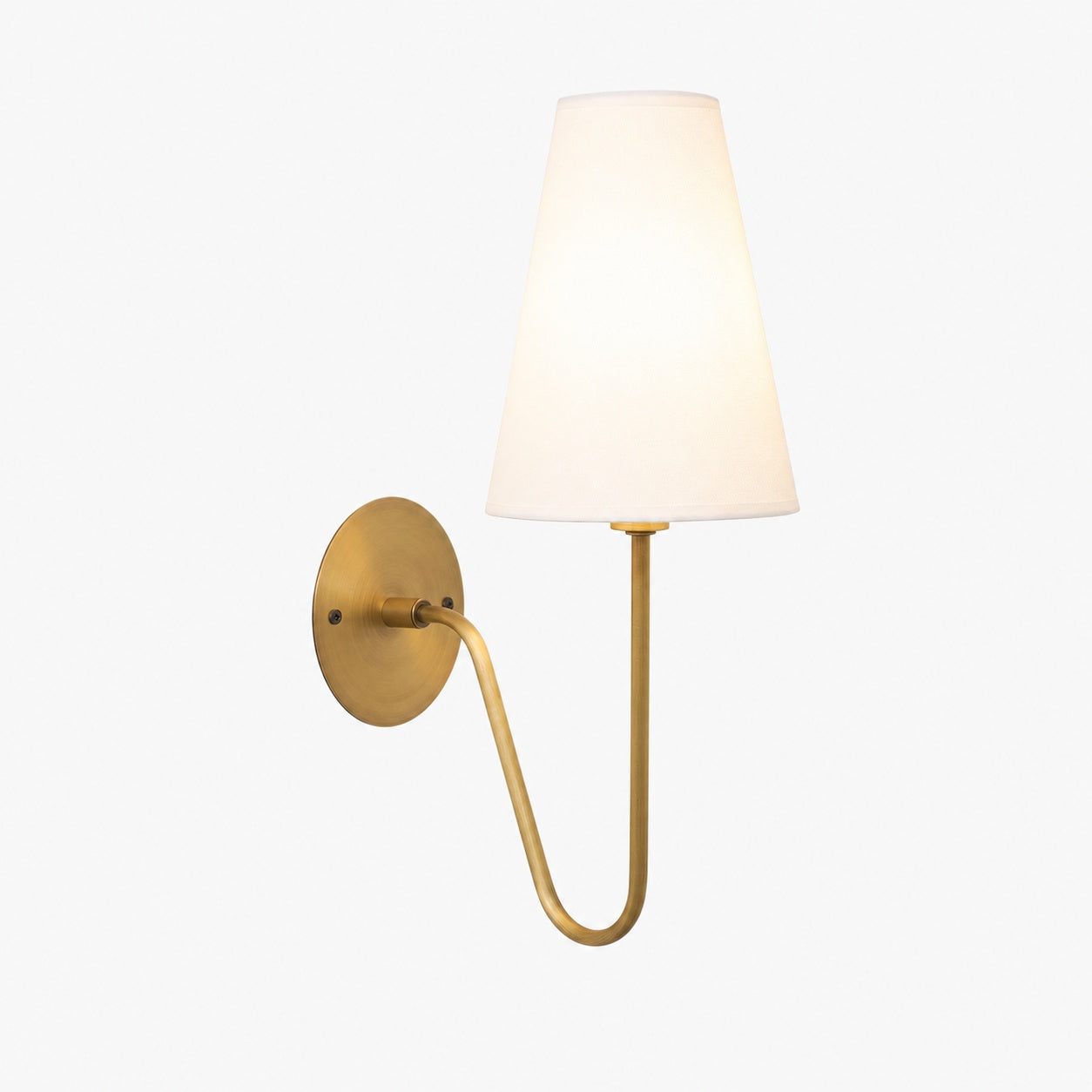 Organic Glass Scoop Wall Light – Minimalist Modern Decorative Ambient Sconce for Living Room