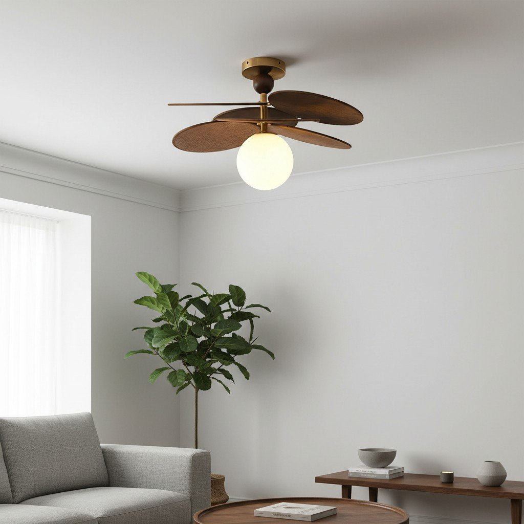Orrise Overlapping Blade Design Ceiling Light - Contemporary Decorative Light for Interiors