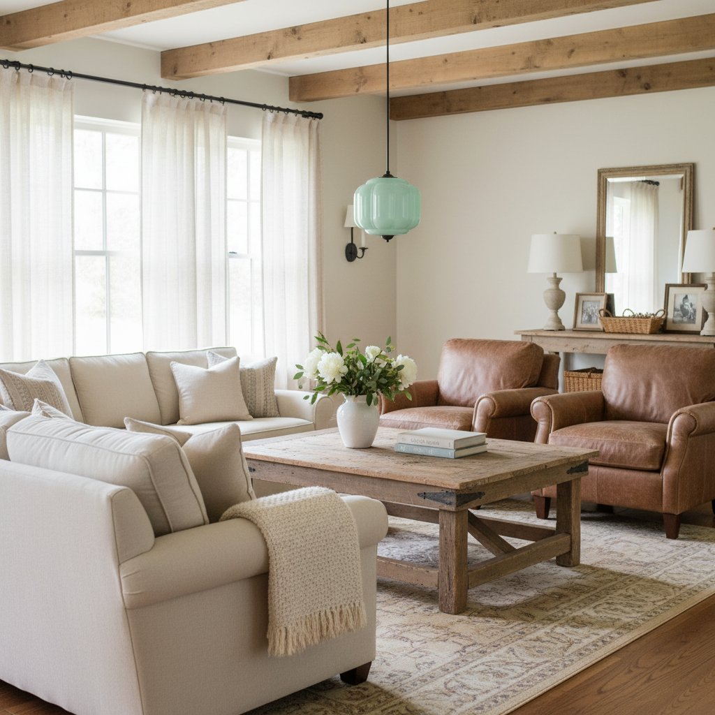 Eloise Vintage Glass Chandelier - Milk Glass Home Accent