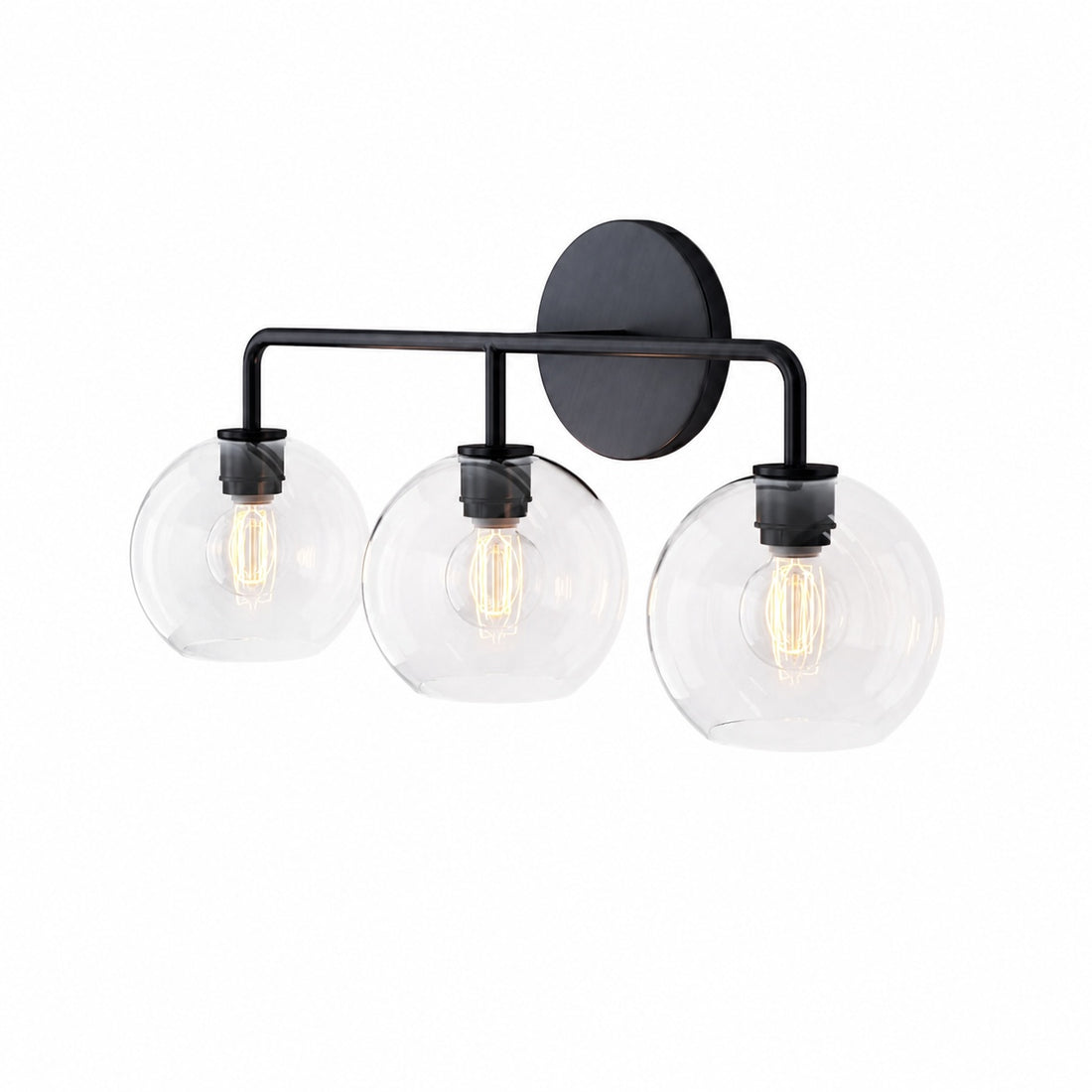 Selvion Artistic Globe Sconce Light - Handcrafted Glass Sculptural Wall Fixture