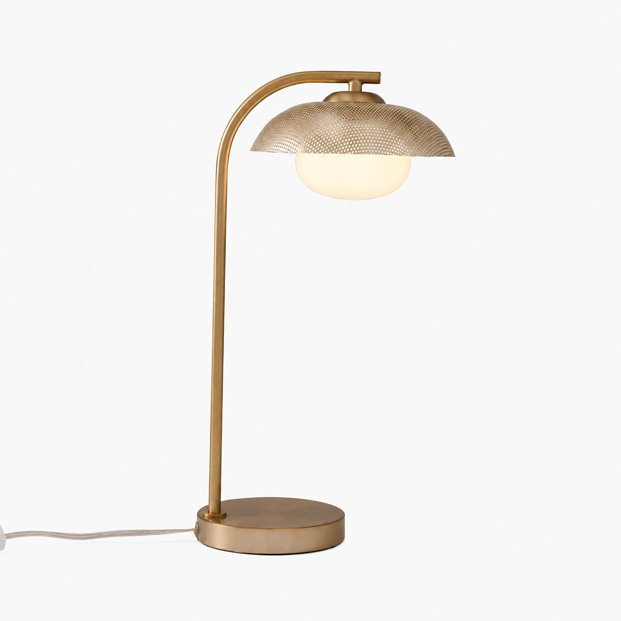 Elorina Perforated Metal Table Lamp – Modern Design