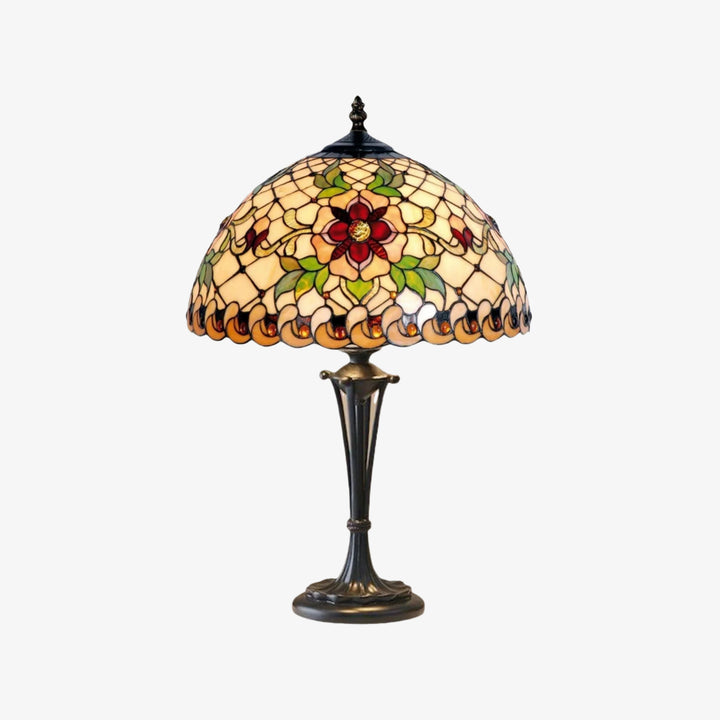 TF Angelique Style Table Lamp – Handcrafted Glass Shade with Warm Ambience