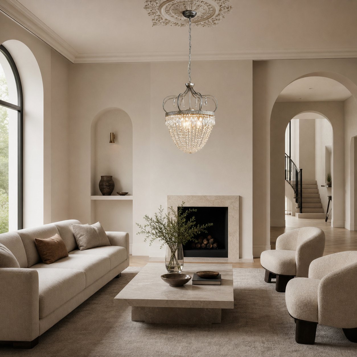 Abella Tear Drop Chandelier