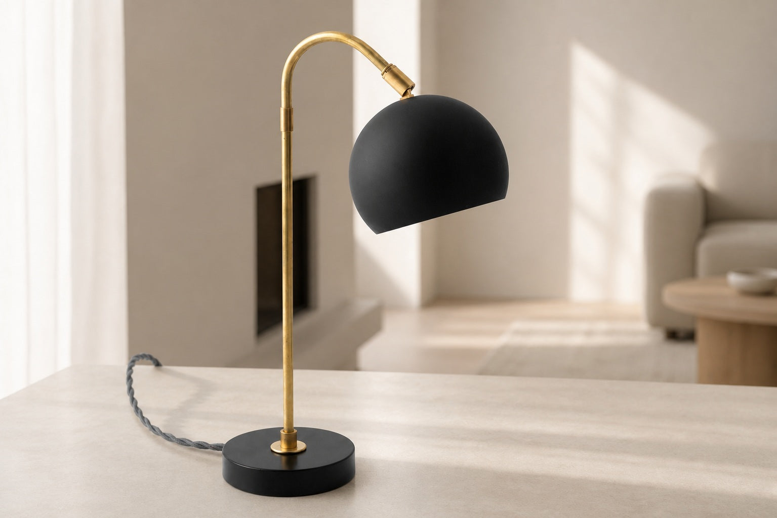 Ornato Luxe Modern Accent Table Lamp - Stylish Home Light