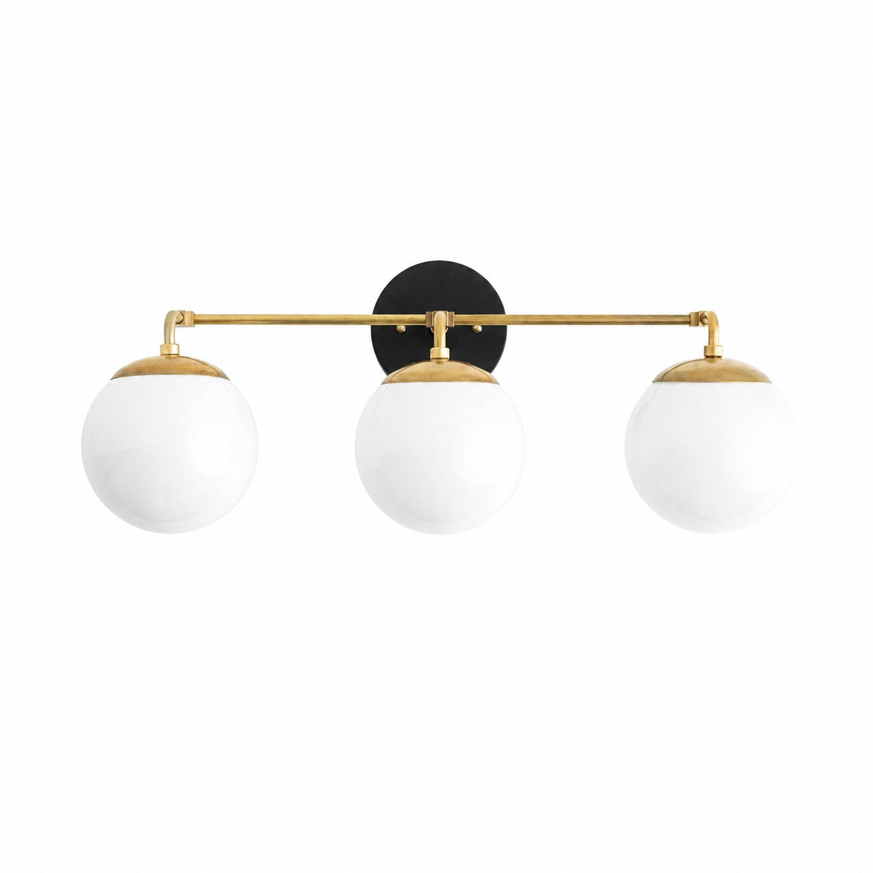 Glorica Glass Wall Sconce - Modern Vintage Vanity Light Fixture