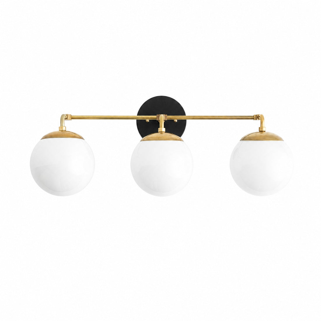Glorica Glass Wall Sconce - Modern Vintage Vanity Light Fixture